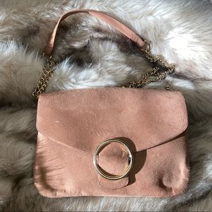 Beige hand bag